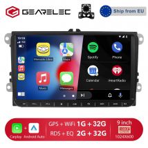 9 pollici Carplay Android 13 sistema wireless Android Auto Multimedia player per VW navigazione GPS Bluetooth WiFi FM autoradio