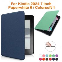 Smart Case For Kindle Paperwhite 6 12th Generation Case 2024 Magnetic Protective Shell For Kindle Paperwhite 2024 7 inch