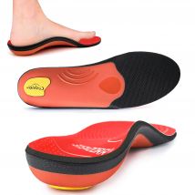 iFitna Plantarfasziitis Orthopädische Sport-Einlegesohle, hohe Fußgewölbeunterstützung, Sohle für Männer und Frauen, Plattfüße, Schmerzlinderung, orthopädische Schuheinlage