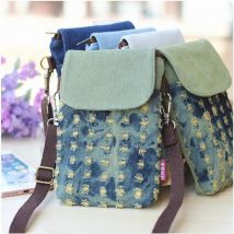 Kleine Umhängetaschen Nylon Frauen Handy tasche Mini weibliche Messenger Geldbörse Geldbörse Geldbörse Cross body Messenger Mobile Tasche