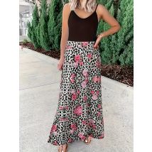 Damen-Kleid, groß, gewebt, Sommerfest, bedruckt