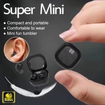 Mini Wireless Bluetooth 5.3 Headset Unsichtbare Schlaf Ohrhörer Noise Cancelling Kopfhörer Kopfhörer mit Mikrofon für Huawei Xiaomi Redmi