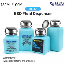 MECCANICO Antistatico Alcol Bottiglia di Liquido Presse Pompaggio Dispenser di Fluido ESD Contenitore di Plastica per Strumento di Pulizia PCB della Scheda Madre