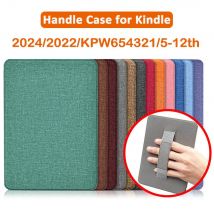 Custodia con manico per Kindle Paperwhite 2024 2022 2021 Colorsoft 7 6.8 6 pollici 11a 12a generazione Custodia con cinturino da polso Accessori