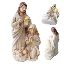 Weihnachten heilige Familie Figuren Krippe Figur Harz Weihnachten religiöse Kunst Dekorieren katholische Weihnachts dekor