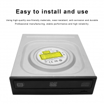 Unidad óptica interna de escritorio de 3,5 pulgadas, lector de grabadora de CD y DVD, compatible con Windows XP 7 8 10, interfaz SATA, unidad de DVD integrada