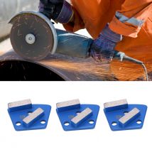 Schleifschuhe Trapezbetonboden Aggreesive Schneiden 2 lange Zähne Blau 120 #   Trapezförmige Schleifschuhe