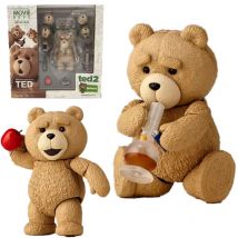 Amazing Yamaguchi Ted 2 Ted Teddy Bear Figure Boxed Movie Doll Model Toys Gift 10CM