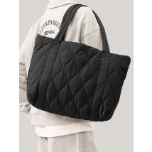 Damen Einkaufstasche Umhängetasche Nähgarn große Kapazität Mode Advanced Sense Handtasche praktische weibliche Pendler Laptop tasche