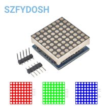 Modulo di visualizzazione del modulo microcontrollore del modulo a matrice di punti MAX7219 finito per Arduino
