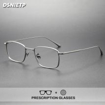 Ultra Licht Reinem Titan Lesebrille Männer Platz Photochrome Anti Blau Licht Brillen Luxus Myopie Brillen