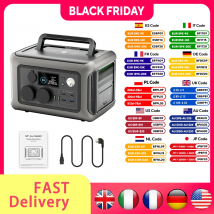 ALLPOWERS Centrale elettrica portatile R600, batteria LiFeP04 da 299 Wh con 2 prese CA da 600 W (1200 W) per campeggio all'aperto, camper, casa