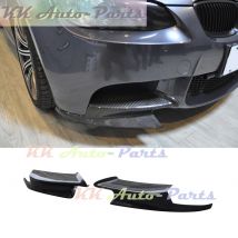 Für BMW E92 E90 E93 M3 Carbon Fiber Front Lip Stoßstange Splitter Klappen Spoiler Körper Kits Auto Styling