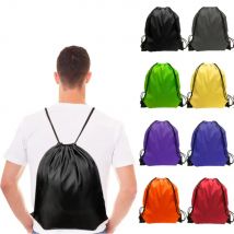 Practical Polyester Drawstring Bags Waterproof Portable Riding Backpack Foldable Multicolour Sports Bag For Travel Swimming Gym