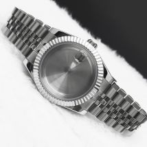 BOTIONI 36mm/39mm Saphirglas Für Männer Uhr Fall Fit NH35 NH36 NH34 Bewegung Wasserdicht Jubilee Edelstahl uhr Band