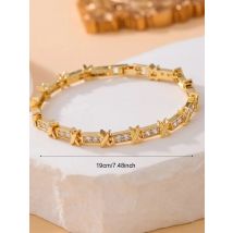 nice charm adjustable open Light luxury zircon bracelet female cold wind personality fashion punk bangle luxury hand jewelry