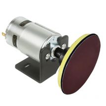 Mini máquina pulidora eléctrica DIY, amoladora de mesa de banco, pulidora, máquina de lijado con Mini soporte de almohadilla de lijado