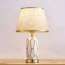 Amerikanischen Keramik Tisch Lampe Schlafzimmer Nacht Lampe Einfache Moderne Wohnzimmer Warm Hochzeit Zimmer Europäischen Modell Zimmer Dekorative Lampe