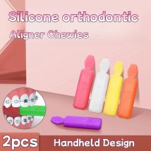 10 Stück kieferorthopädische Aligner-Chewies für bequeme, unsichtbare Zahnspangen, Unterstützung und selbstbewusste Beißzähne
