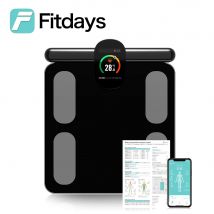 Fitdays Smart Body Composition Scale Hände 8 Elektroden Bioimpedanz Balance Scale Professionelle Gym Smart Body Fat Scale