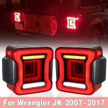 2x tylne światła LED dla Jeep Wrangler JK 2007-2018 światło hamowania światła cofania światła do jazdy dziennej wymiana zespołu tylnych świateł samochodu