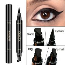 1 pezzo di eyeliner liquido con timbro nero, strumento per il trucco modello Easy Cat Eye anti-sbavature, ala da vampiro, anti-sudore impermeabile duraturo