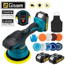 Gisha Cordless Car Polisher 8 Marce Display Digitale Lucidatrice Elettrica Auto Car Lucidatura Ceretta Macchina Per Makita 18V Batteria