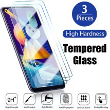 3PCS gehärtetes Glas für Samsung Galaxy A13 A51 A12 A52 A71 A41 A70 A31 A72 Displayschutzfolie auf Samsung A53 5G A32 A23 A52S Glas