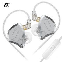 KZ ZSN Pro 2 In-Ear Metal Headphones Sport Noise Canceling Music Headphones Hybrid Drivers 1BA+1DD HIFI Bass Headphones