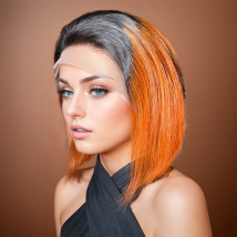 Ingwer Lace Front Perücke Echthaar Kurze Bob Perücke Indische 13X4 Gerade Spitze Transparente Frontal Perücken Echthaar Für Schwarze Frau