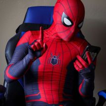 Lontano da casa Spiderman Costume da supereroe Zentai Suit Spider Man Cosplay per uomo Tuta Tuta Carnevale Costumi di Halloween