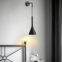 Modern Bedroom Bedside Wall Lights Gray White Black Aluminium Wall Sconces LED E27 Wall Lamp Indoor Living room Illuminaire