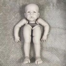 24-25 Zoll unbemalte Reborn-Puppenbausatzteile Sandie großes Baby mit geraden Beinen unvollendete DIY handgemachte Puppe unmontiertes Spielzeug