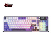 RK ROYAL KLUDGE S98 Tastiera da gioco wireless Montaggio superiore Schermo TFT Tastiera meccanica tri-modale 98 tasti RGB retroilluminato Hot Swapable