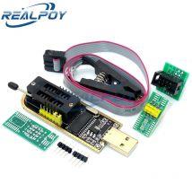 SOIC8 SOP8 Clip di prova per EEPROM 93CXX / 25CXX / 24CXX + CH341A 24 25 Serie EEPROM Flash BIOS Modulo programmatore USB