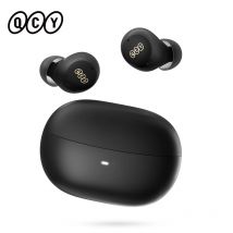 QCY HT07 ANC bezprzewodowe słuchawki 40dB z redukcją szumów słuchawki TWS 6 Mic AI HD połączenie poprzez Bluetooth 5.2 słuchawki hi-fi 32H odtwarzanie