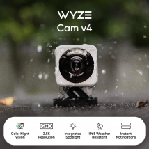 Camera Wyze V4  2K HD Wi-Fi  Indoor/Outdoor