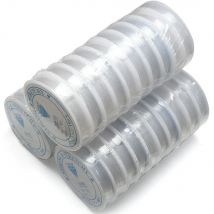 10 Rollen elastische Schnur für Armbänder, 0,4–1,0 mm, Kristall-Stretch-Armbandschnur, Perlenschnur für DIY-Perlen und Schmuckherstellung