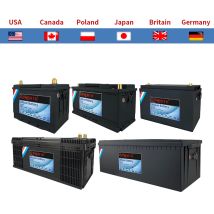12 V 24 V 48 V LiFePO4 Lithium-Eisenphosphat-Batterie mit BMS 50 100 120 135 180 230 Ah 300 Ah für Golfwagen RV Solarenergiespeicher