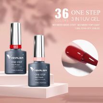 Venalisa 3 in 1 manicure per unghie 7.5ml Smalto gel per unghie One Step Soak Off Smalto gel Smalto