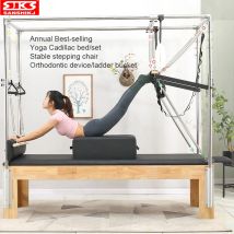 Pilates-Kernbett, fünfteiliges Set, Cadillac-Bett, dehnbar, Yoga-Leiter, Fass, Yoga, Fitnessstudio, Zuhause, Kernbett, große Ausrüstung
