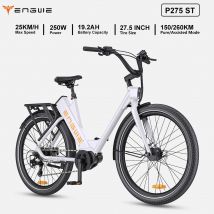 ENGWE P275 ST Bici elettrica per adulti 250W Bicicletta da strada elettrica 36V 19.2Ah E-bike 27,5" Ebike 25 km/h Velocità massima