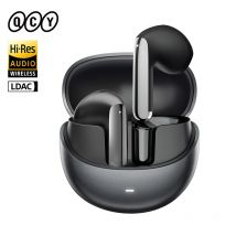 QCY HT10 AilyBuds Pro+ ANC bezprzewodowe słuchawki Audio Hi-Res z 5.3 LDAC słuchawki douszne 6 Mic AI HD połączenie wielopunktowe