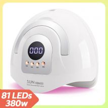 380w LED UV-Licht trockner für Nägel Gel politur mit 81leds 4 Timer Einstellung HD-Bildschirm Auto-Sensor profession elle Nagel licht