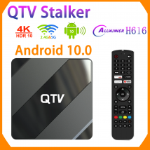 iATV QTV Q5 Mini Smart TV Box 2.4G/5G WIFI BT5.0 2G 8G 100M Android 10.0 TV BOX Lettore multimediale Allwinner H313 4K HDR Set top box