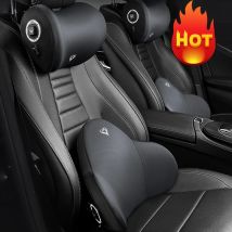 Cuscino per massaggio elettrico per auto Cuscino per poggiatesta a vibrazione Supporto per sedile lombare Cuscino per schienale Forniture per veicoli Accessori da viaggio