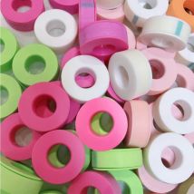 10 Rolls Silicone Gel Eyelash Tape for Lash Extension Non-woven Tape Under Eye Pads Mix Color Breathable Eye Sticker Eye Patches