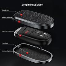 RONSI Chiave Dell'automobile Della Copertura Della Cassa Borsette Fob Per Jeep Grand Cherokee WK2 KL Wrangler JK Commander Compass Dodger Chrysler 300 borsa chiave auto