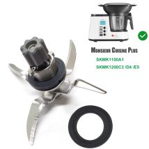 Ingranaggio lama frullatore 7 per Monsieur Cuisine Connect 2.0 7 denti 4 foglie MCC 2.0 5T