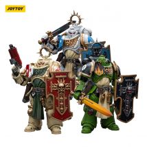 JOYTOY 40K 1/18 Bladeguard Veteran Actionfiguren Dark Angels Salamanders White Consuls Figur Modell Geschenk für die Sammlung